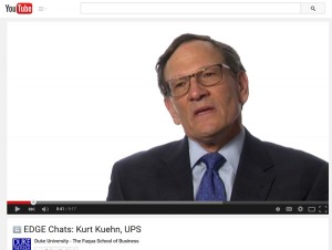 Video: Kurt Kuehn, Chief Financial Officer, UPS