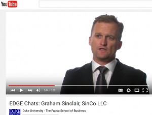 Video: Graham Sinclair, Principal, SinCo LLC